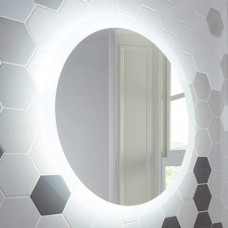 Круглое настенное зеркало со светодиодной LED-подсветкой Балтазар 
